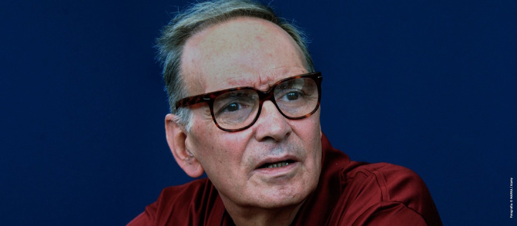 Cartel del evento «Érase una vez Ennio Morricone»